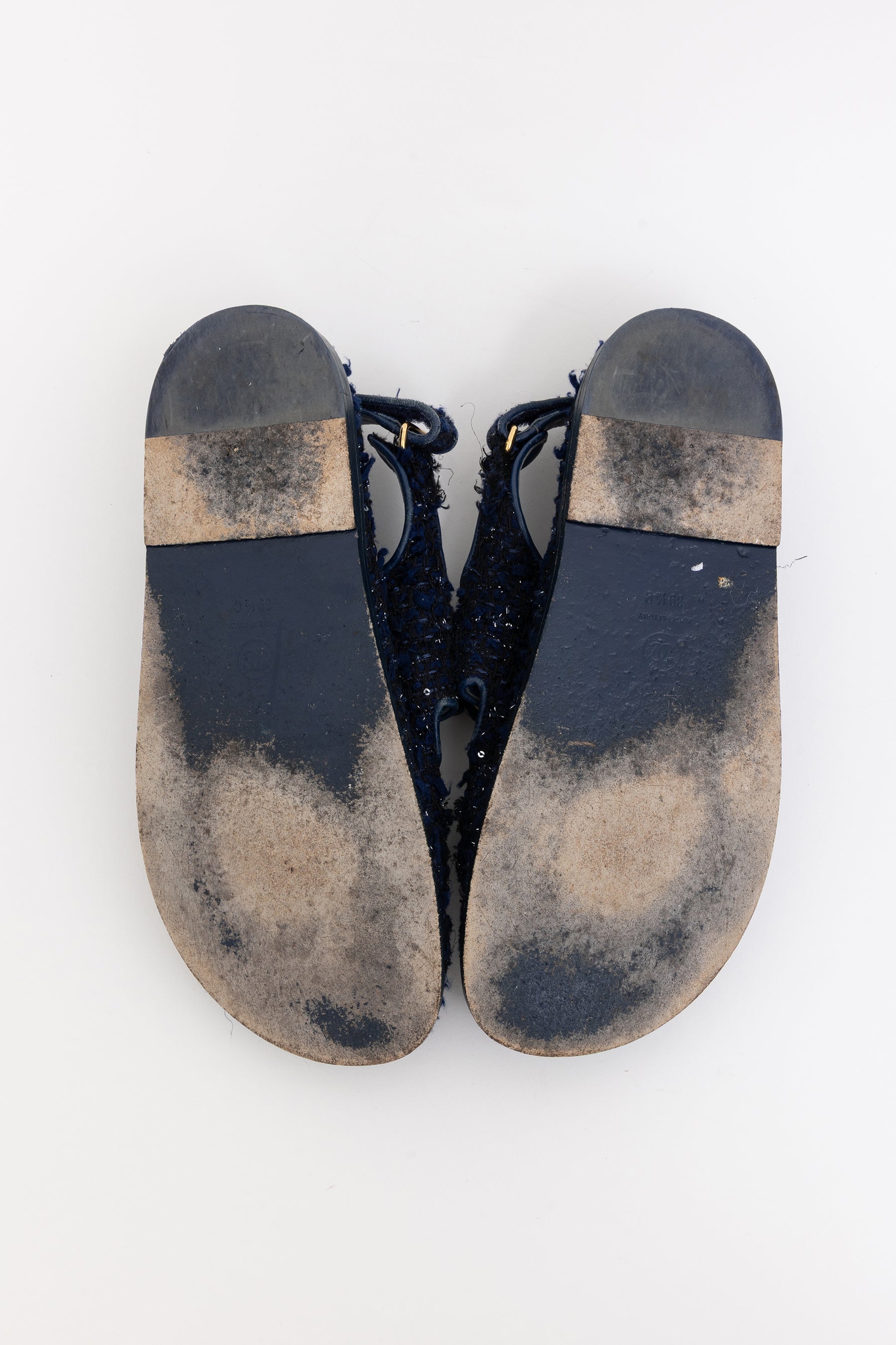 CC Tweed Dad Sandals