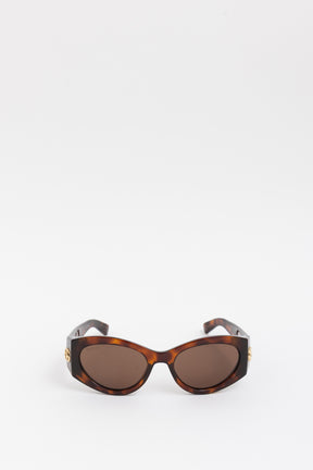 Tortoiseshell Cat-Eye Frame Sunglasses