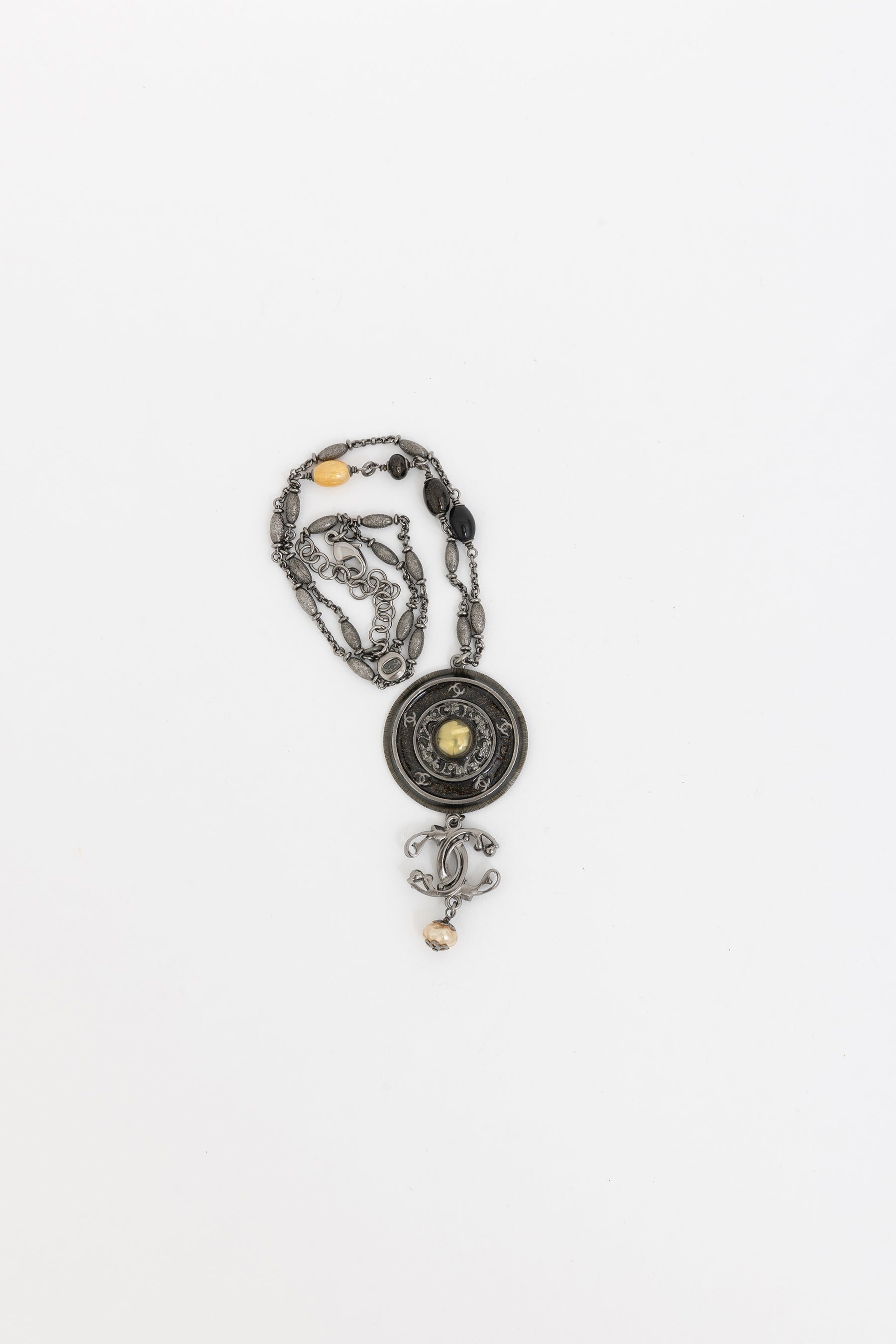 Vintage Coco Mark Beaded Necklace