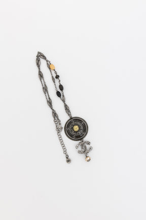 Vintage Coco Mark Beaded Necklace