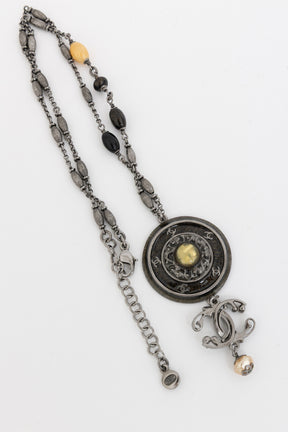 Vintage Coco Mark Beaded Necklace