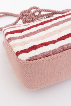 Stripe Jersey and Rope Flap Bag