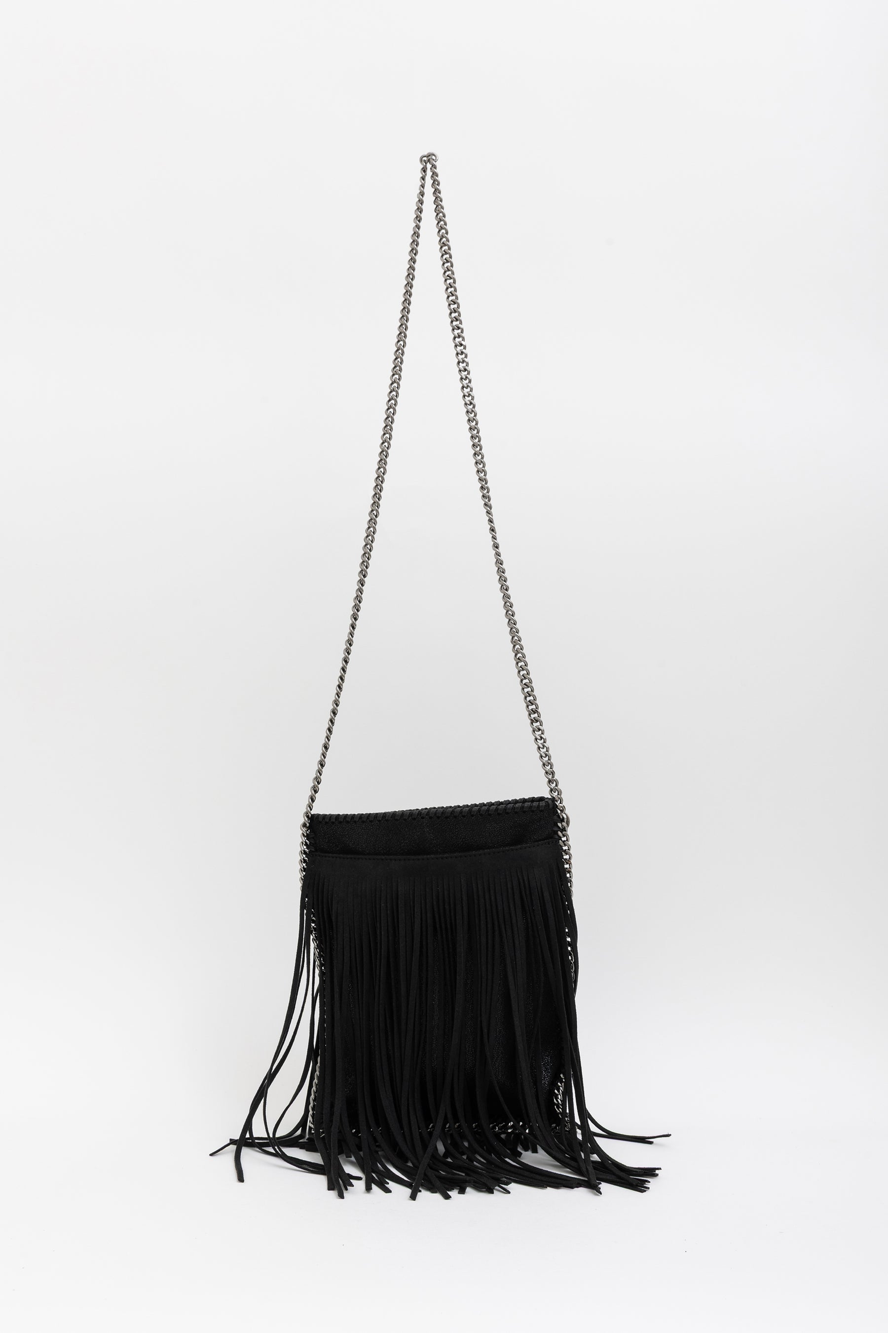 Fringed Falabella Shoulder Bag