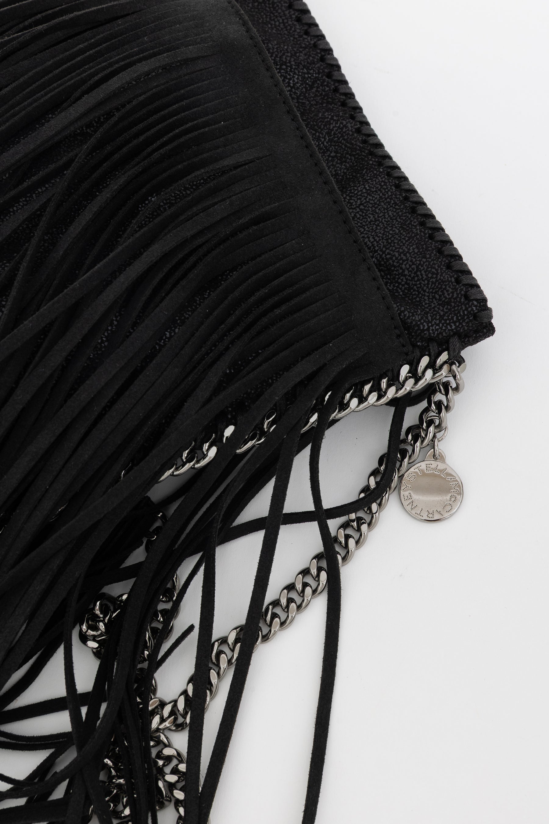 Fringed Falabella Shoulder Bag
