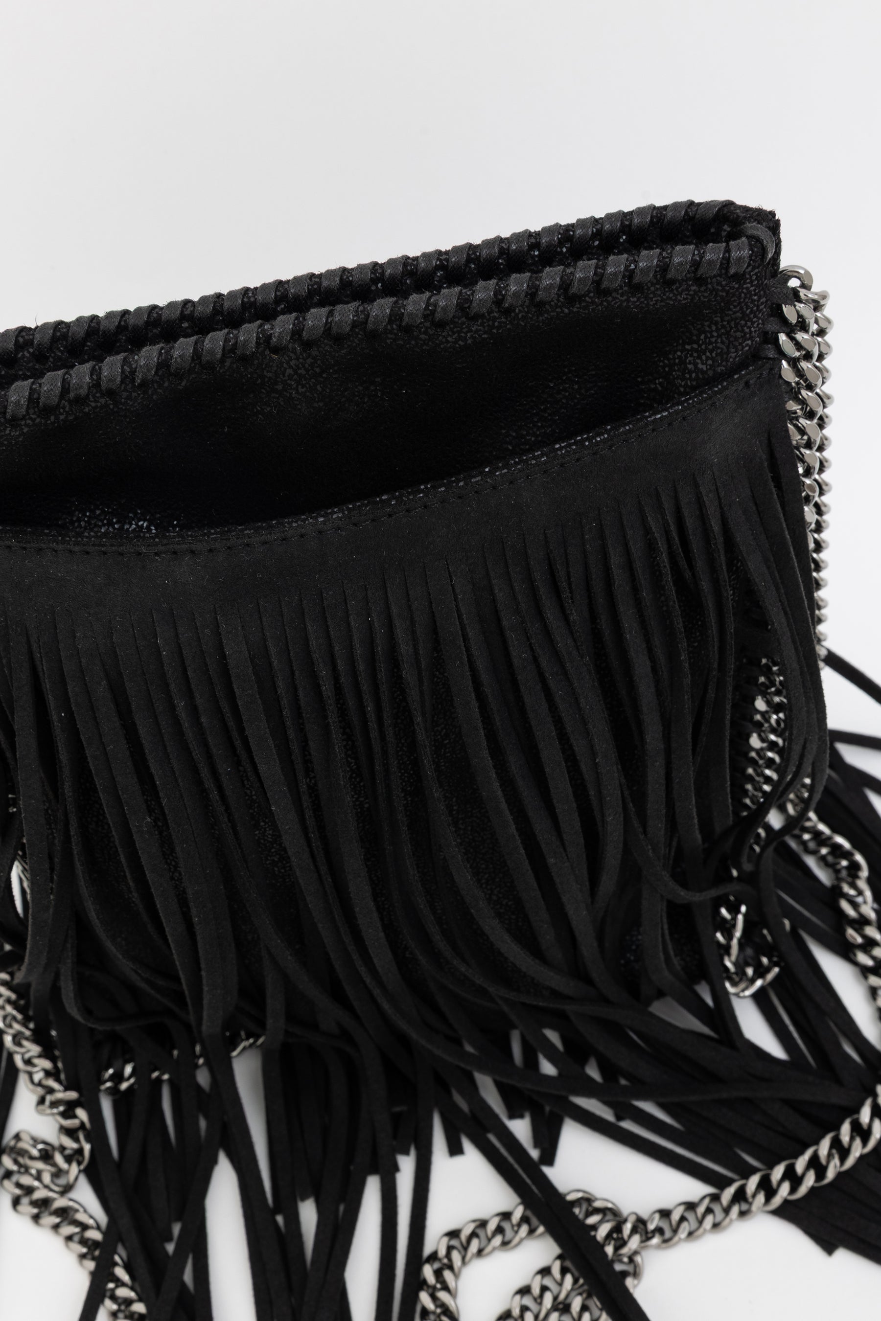 Fringed Falabella Shoulder Bag