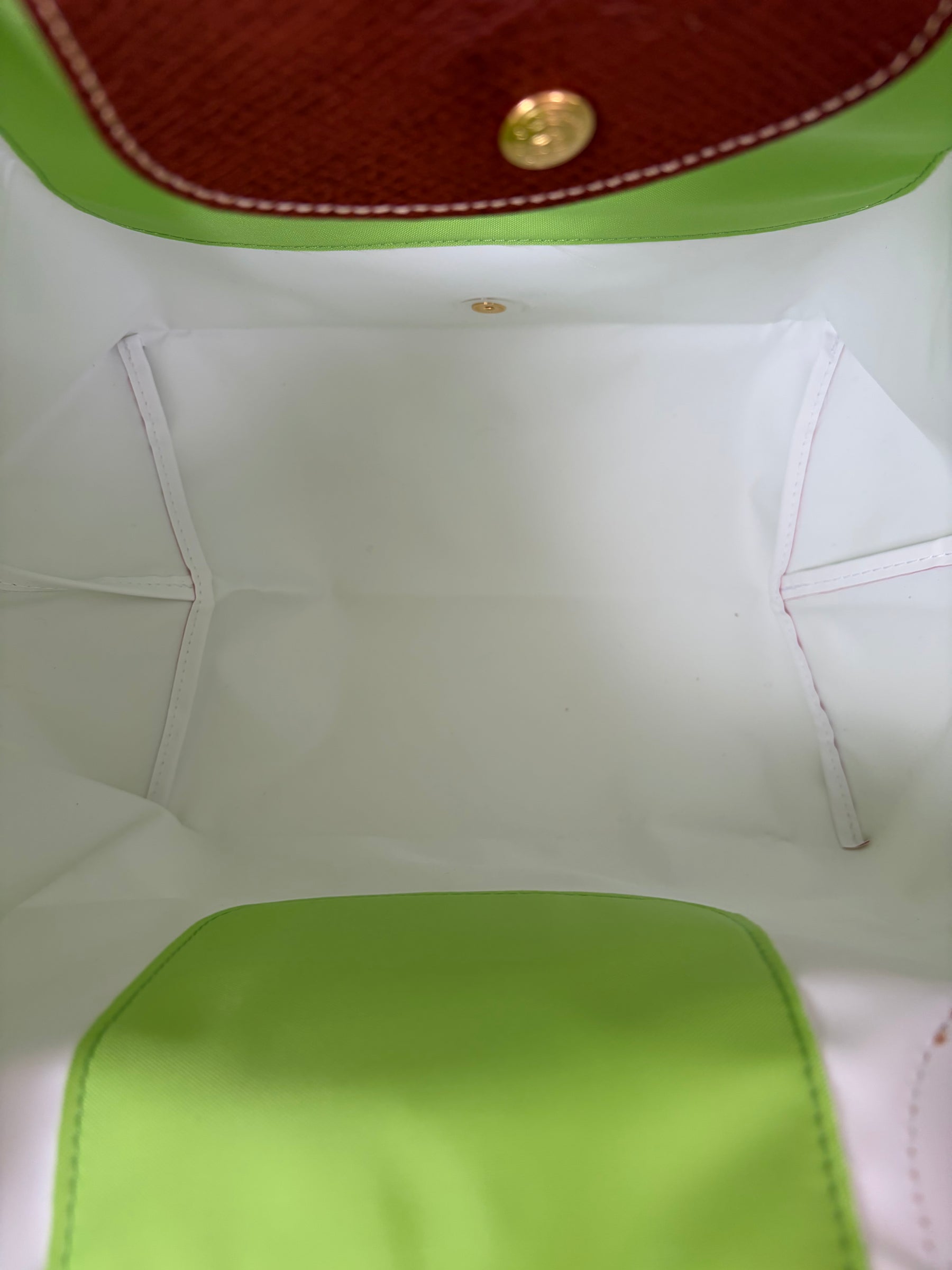 Longchamp Apple Green Le Pliage Tote
