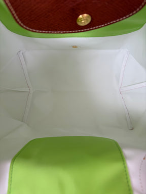Longchamp Apple Green Le Pliage Tote