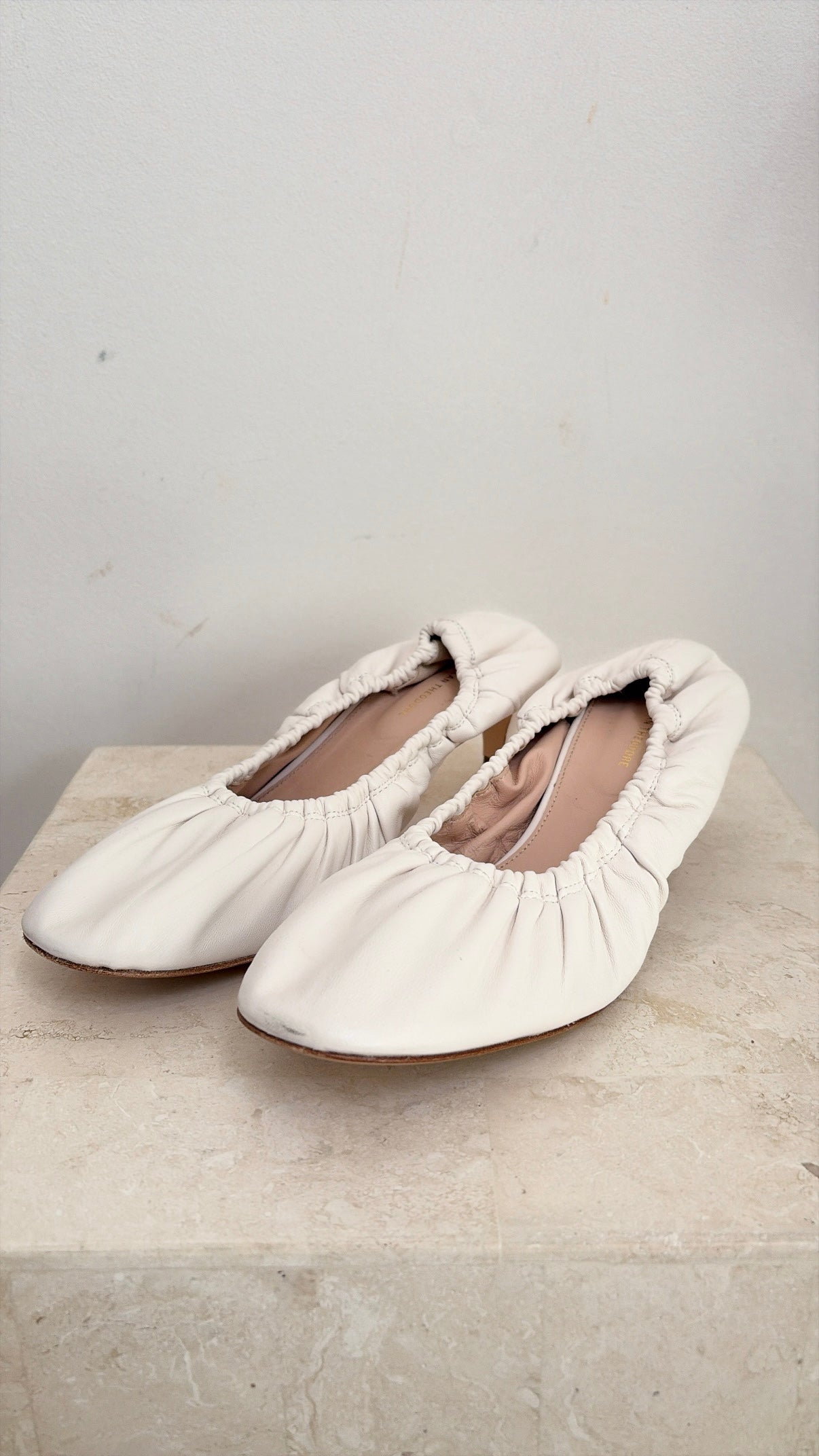 Scanlan Theodore Elasticated Ballet Pump White, 38