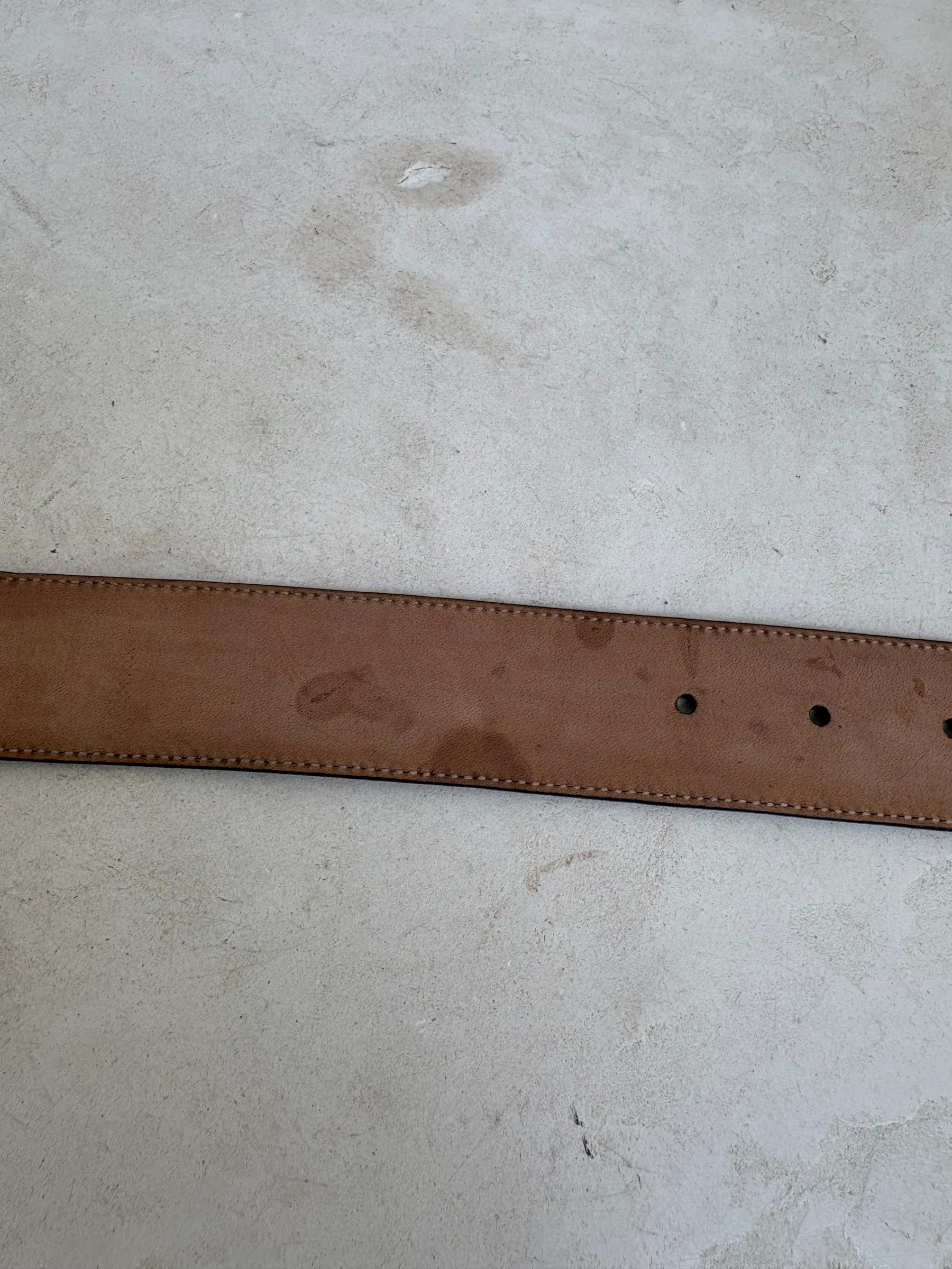 Gucci Black Leather Blondie Belt, 70