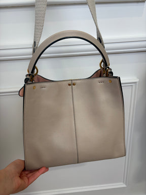 Fendi Stone Leather Peekaboo X-Lite Bag