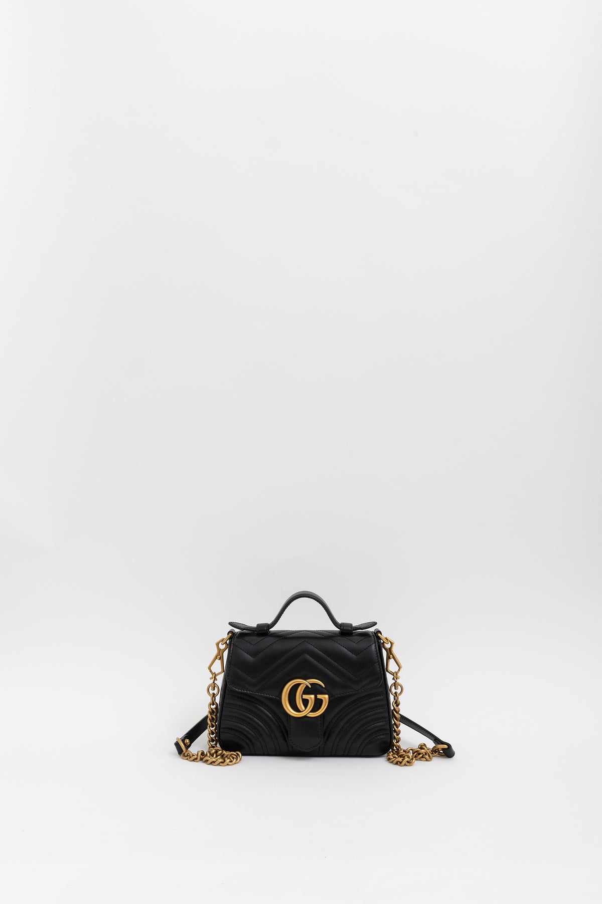GG Marmont Mini Top Handle Bag