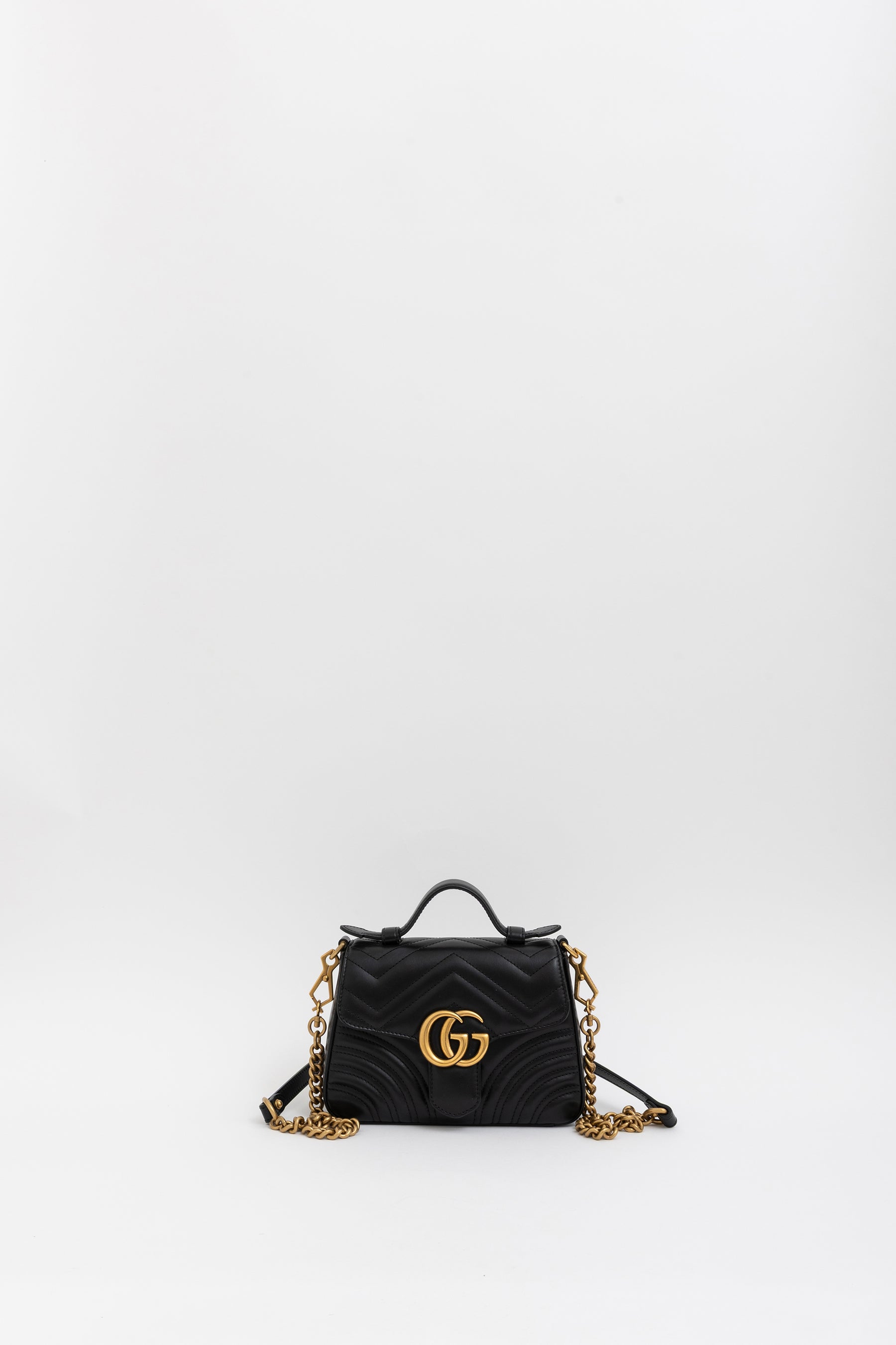 GG Marmont Mini Top Handle Bag