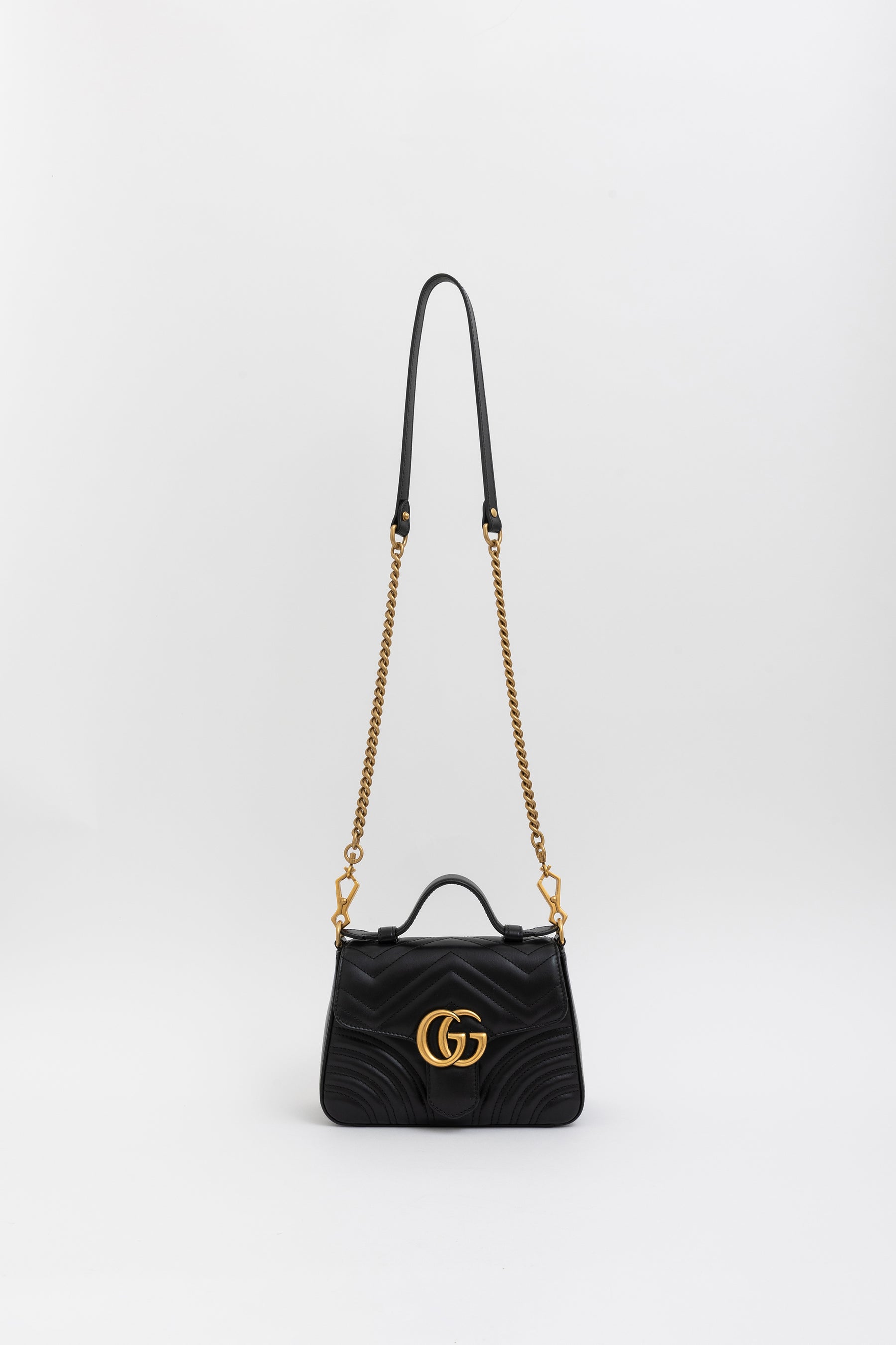 GG Marmont Mini Top Handle Bag