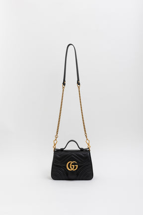 GG Marmont Mini Top Handle Bag