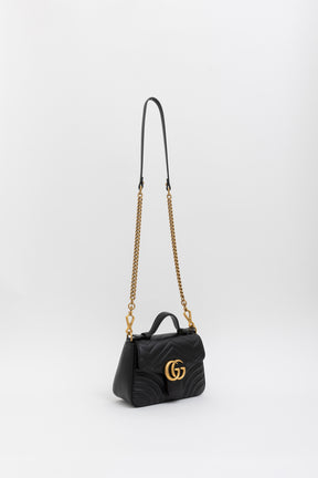 GG Marmont Mini Top Handle Bag
