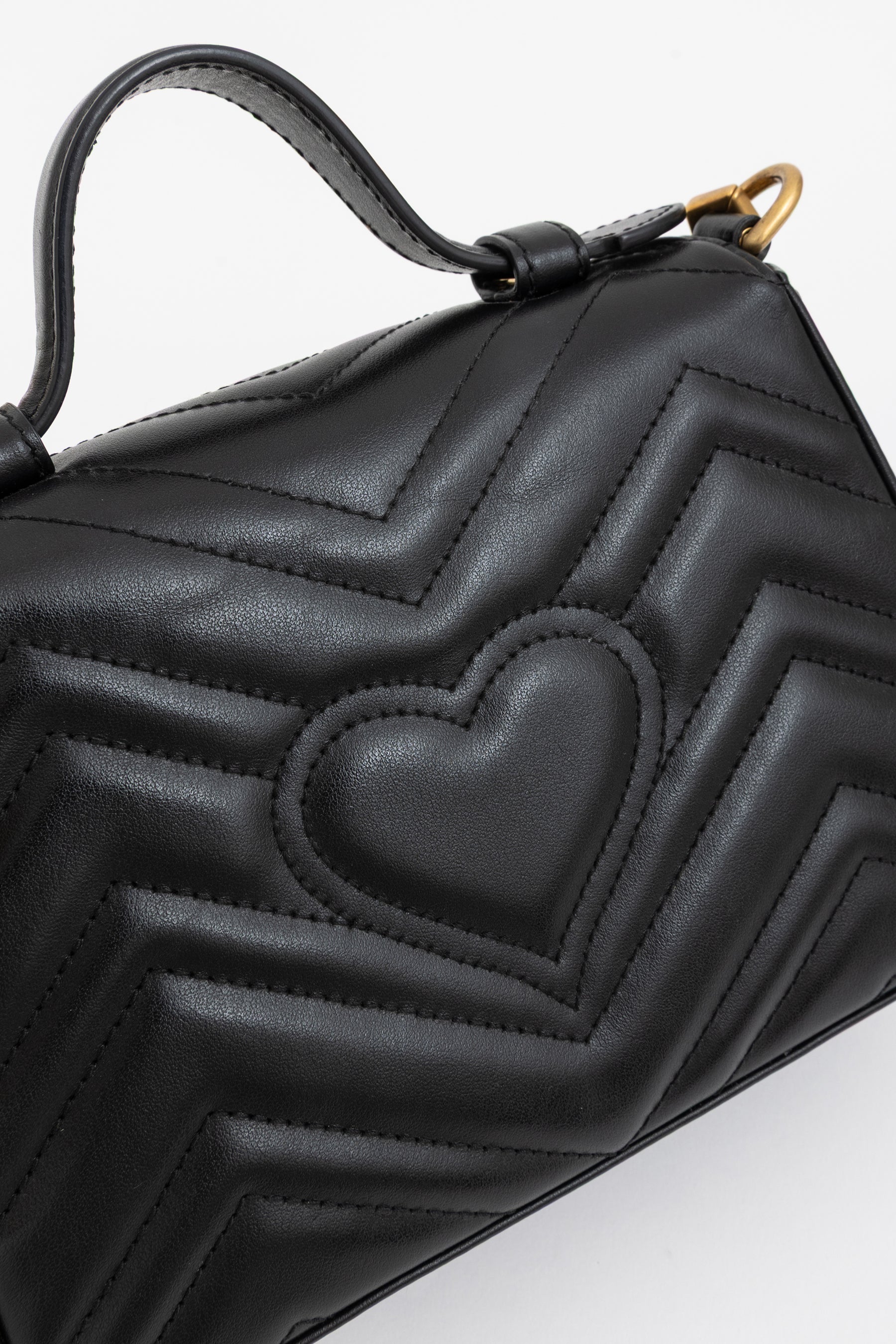 GG Marmont Mini Top Handle Bag