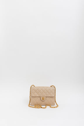 Vintage Mini Square Flap Bag