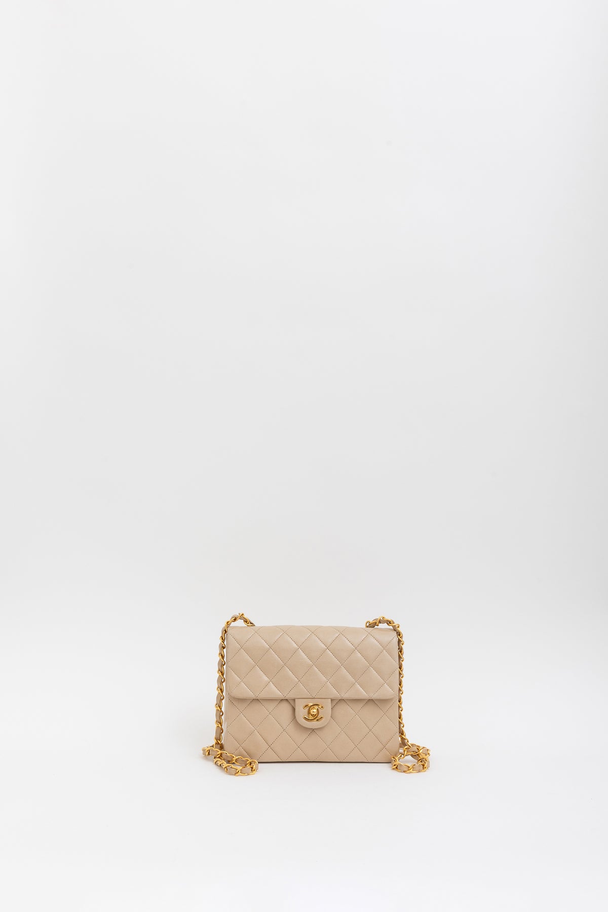 Vintage Mini Square Flap Bag