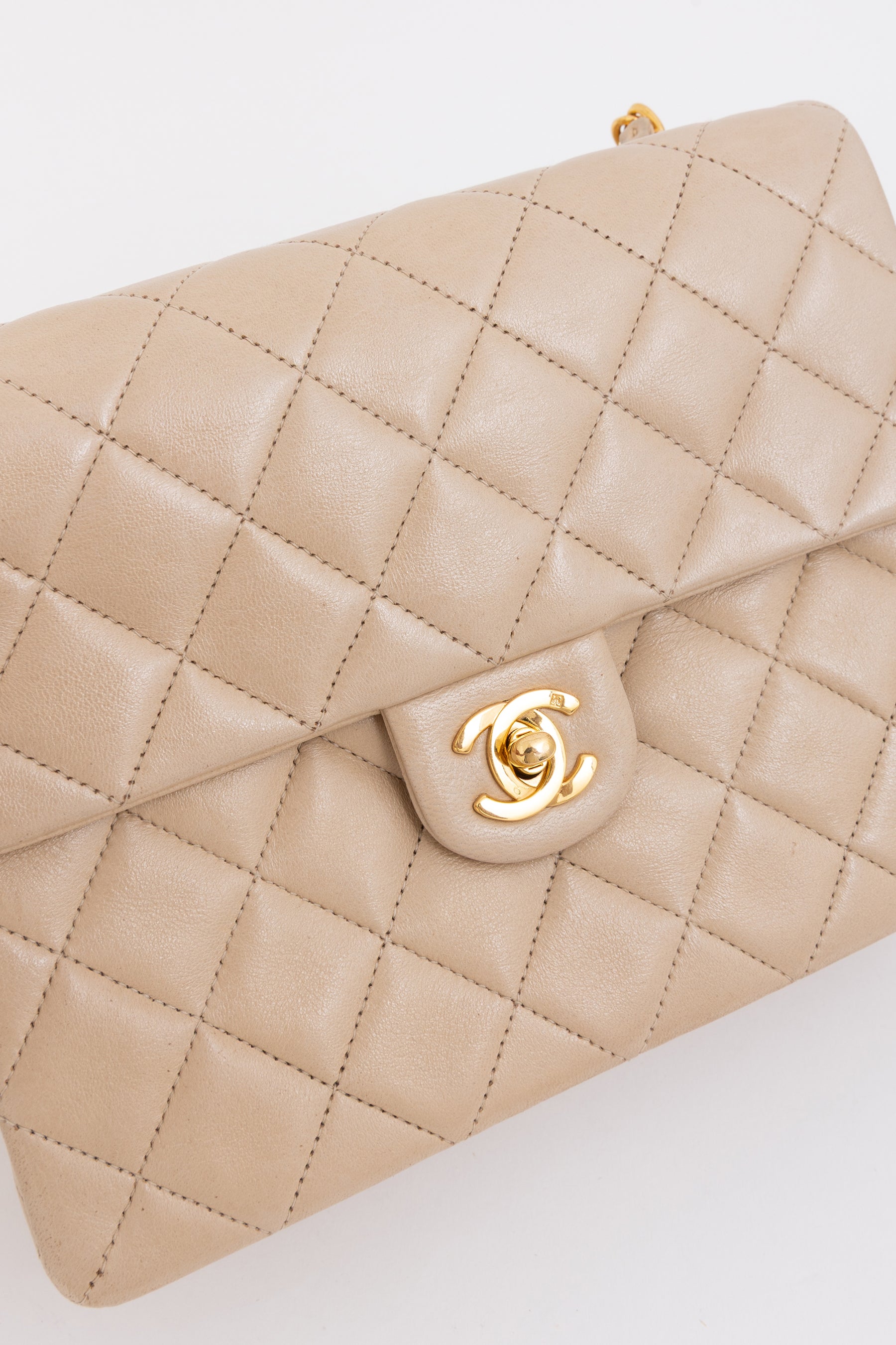 Vintage Mini Square Flap Bag