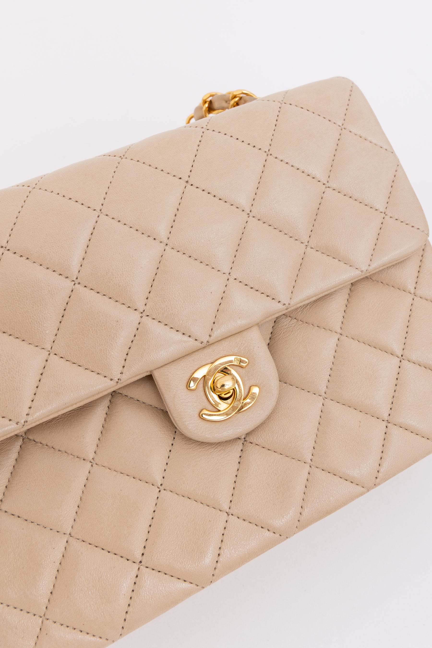 Vintage Mini Square Flap Bag