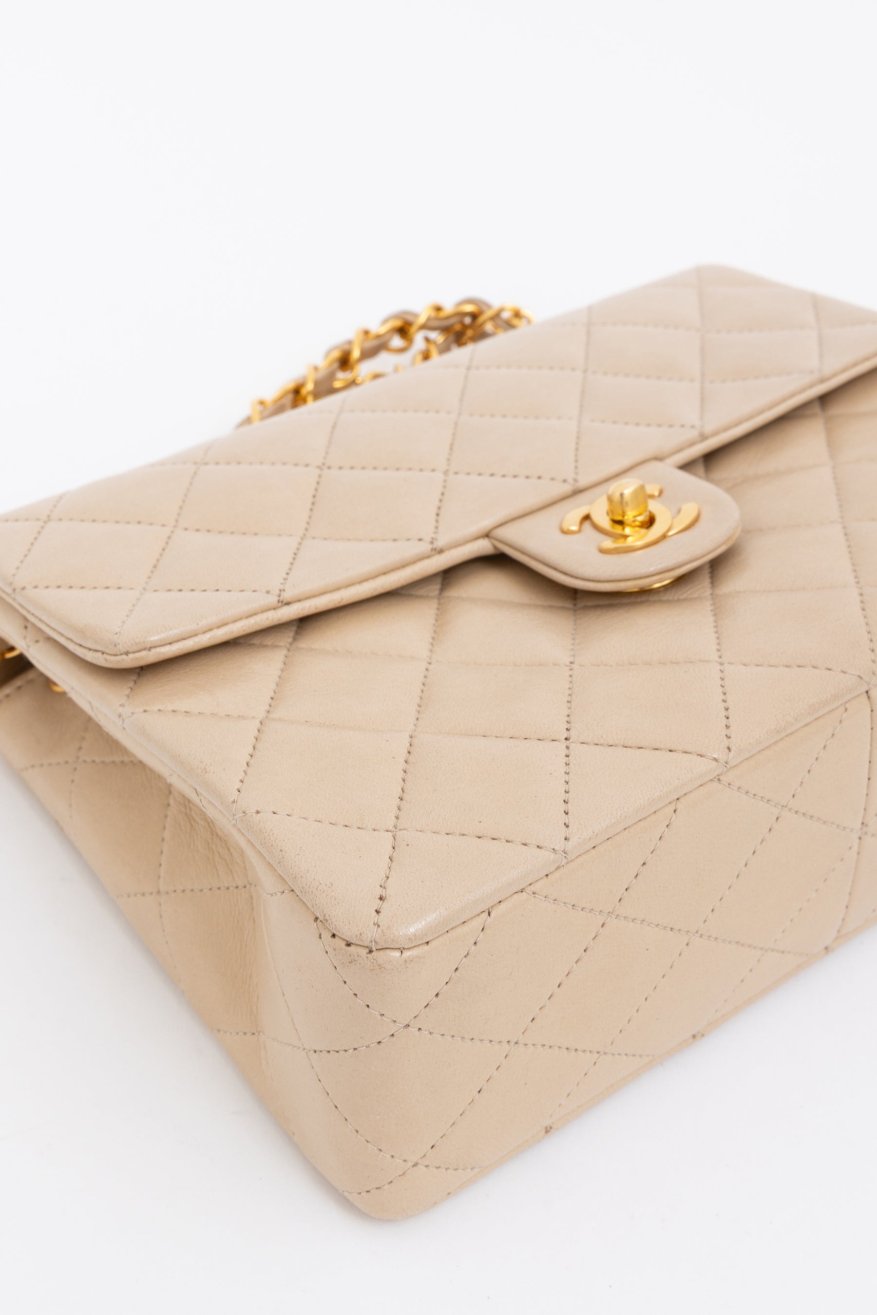 Vintage Mini Square Flap Bag