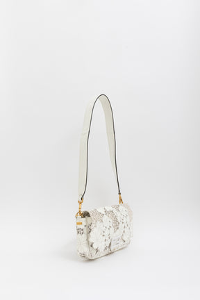 Embroidered Lace Baguette Bag