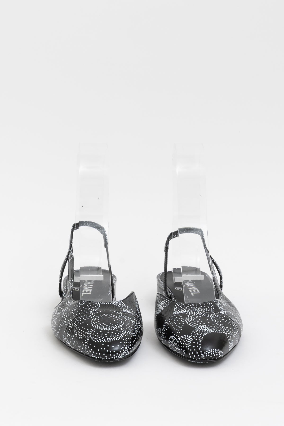 Interlocking CC Logo Slingback Flats