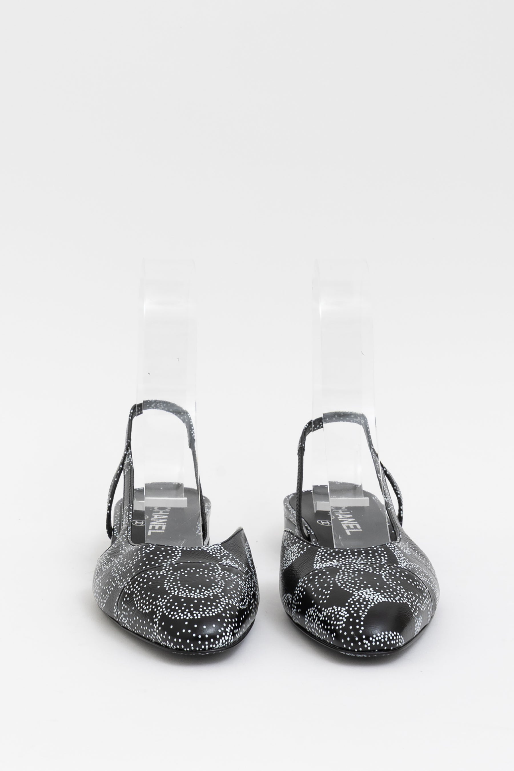 Interlocking CC Logo Slingback Flats