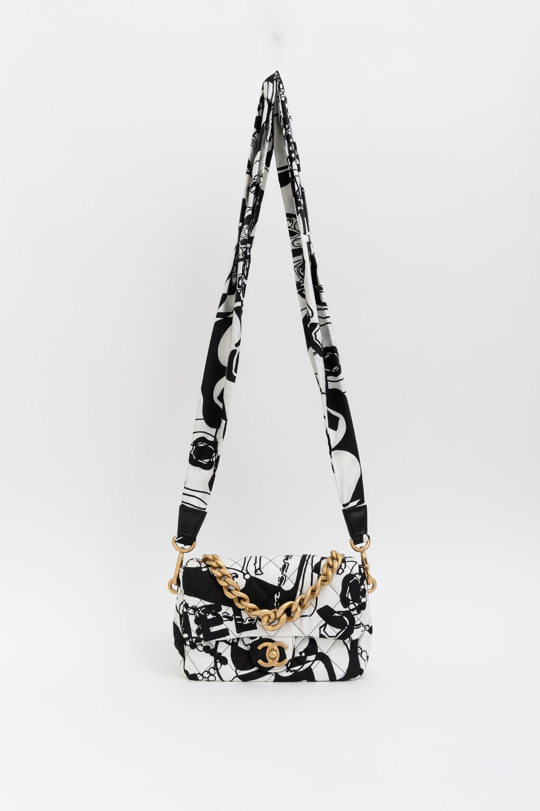 Mini Printed Deer Coco Flap Bag