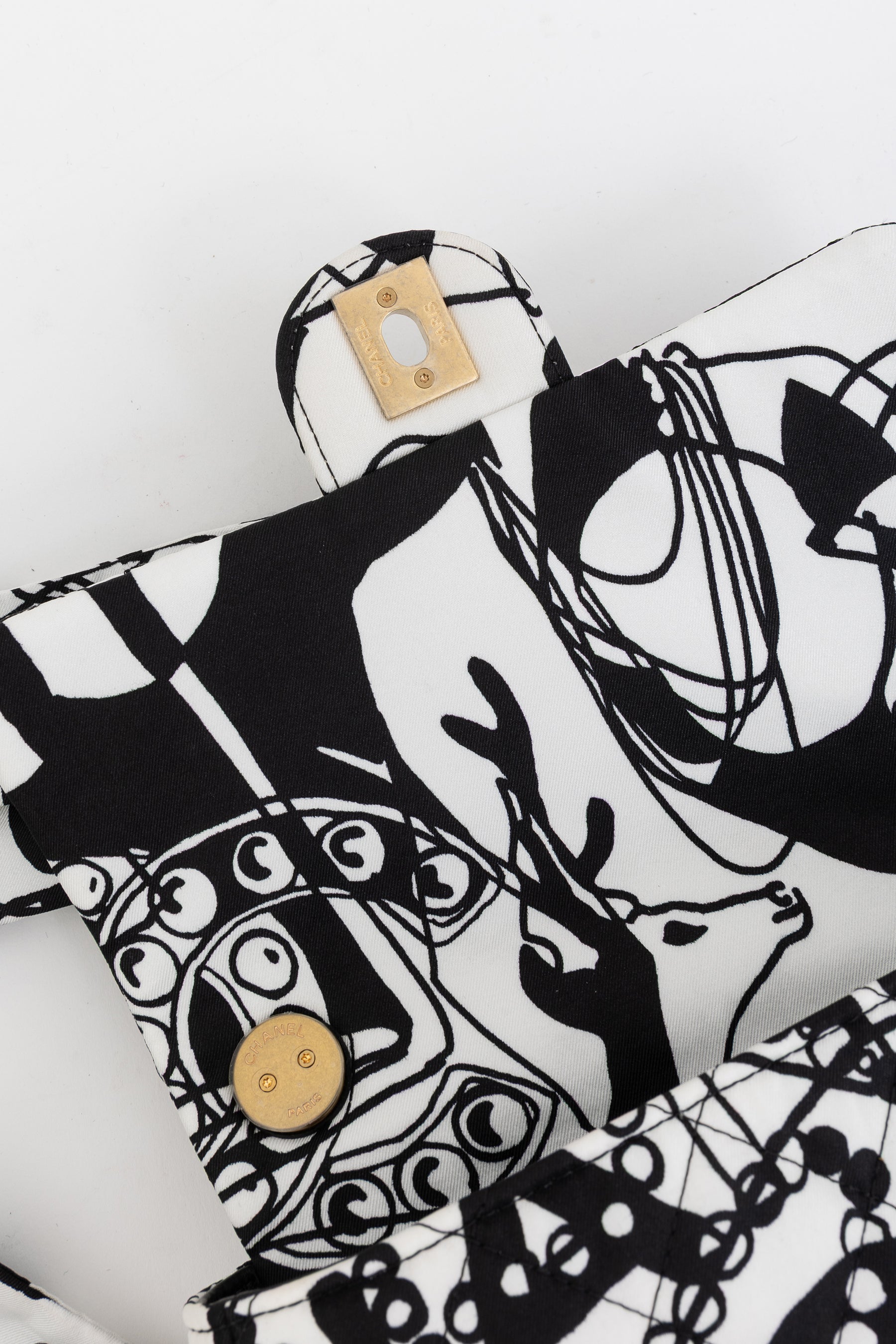 Mini Printed Deer Coco Flap Bag