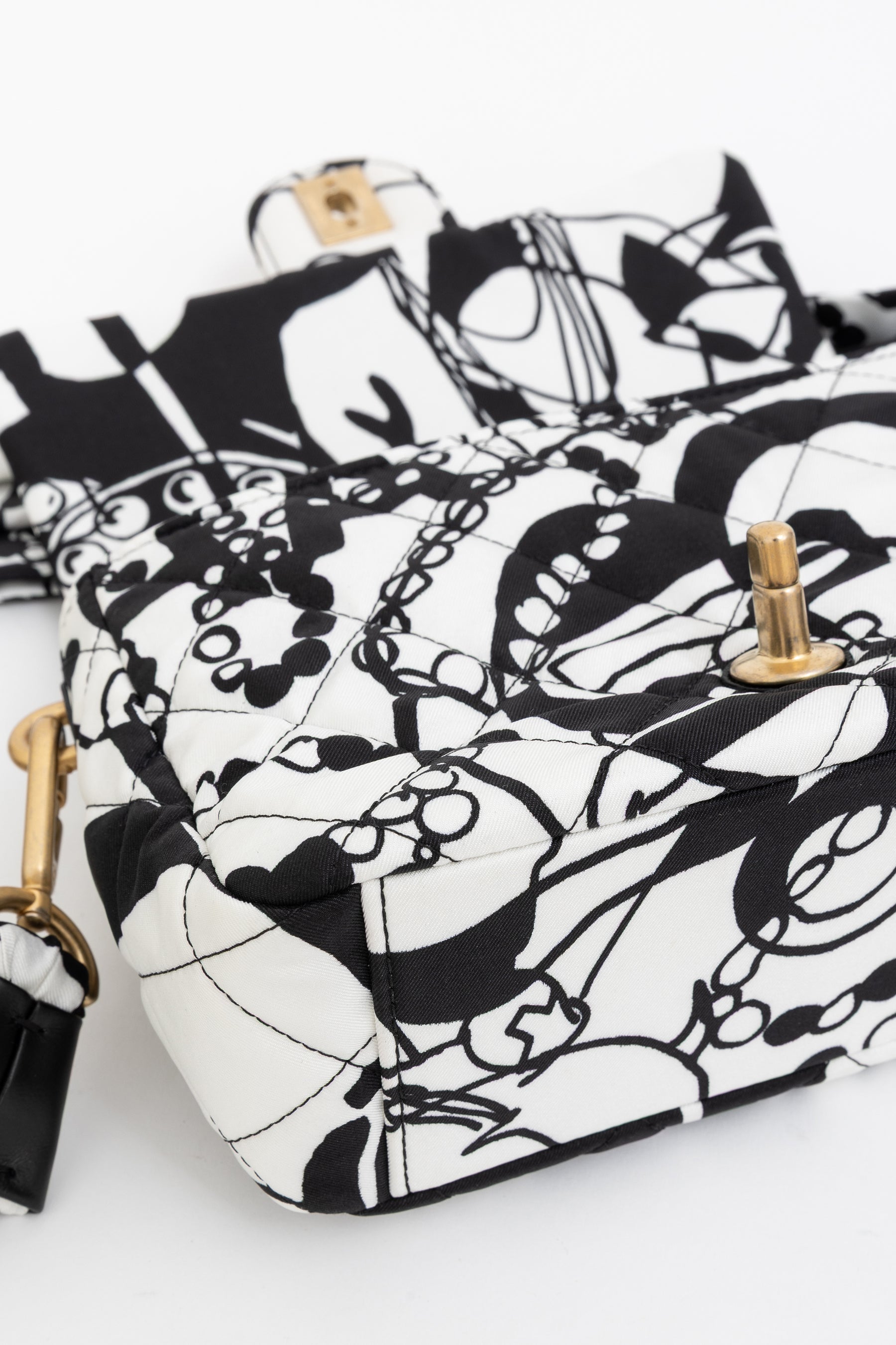 Mini Printed Deer Coco Flap Bag