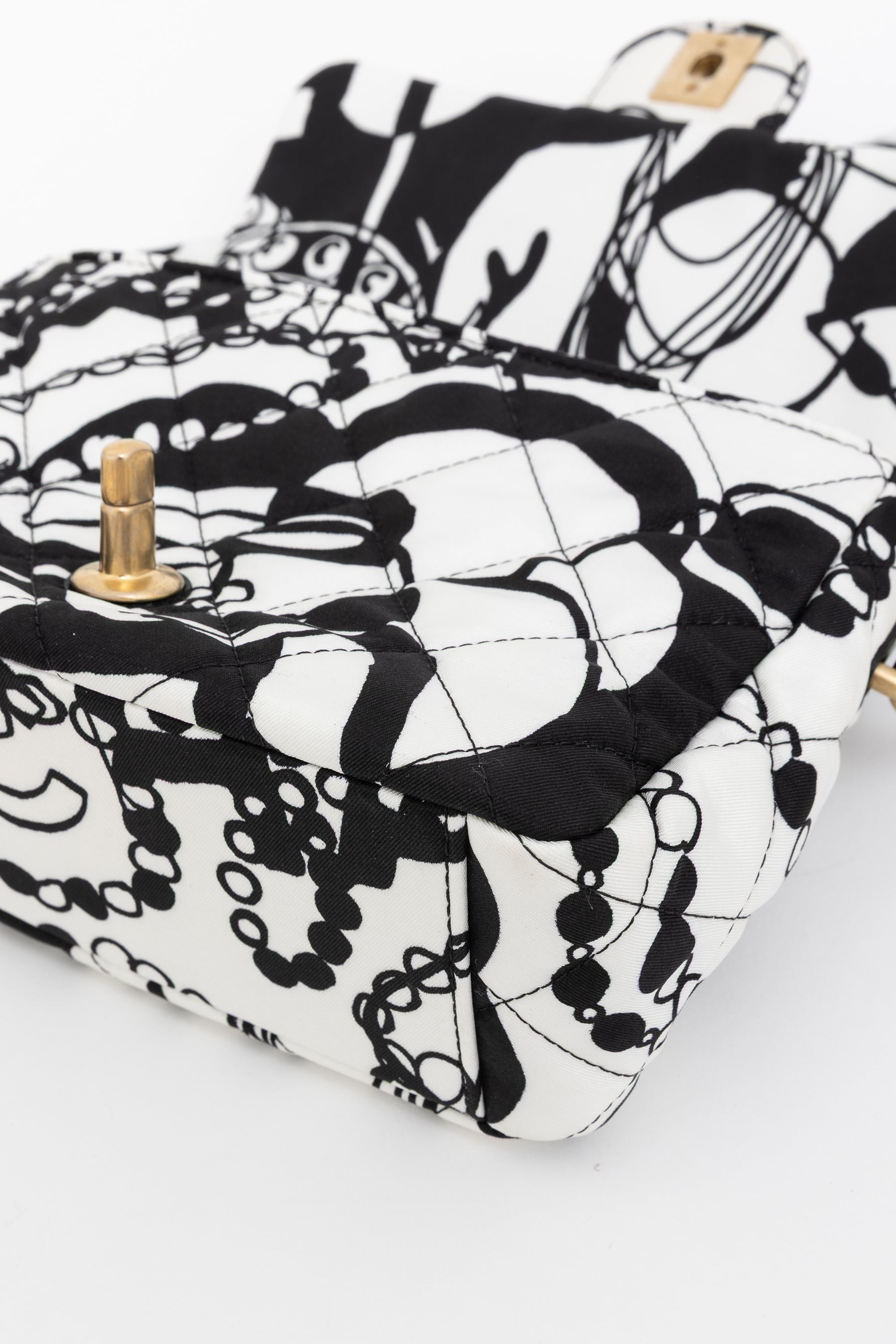 Mini Printed Deer Coco Flap Bag