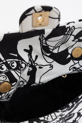 Mini Printed Deer Coco Flap Bag