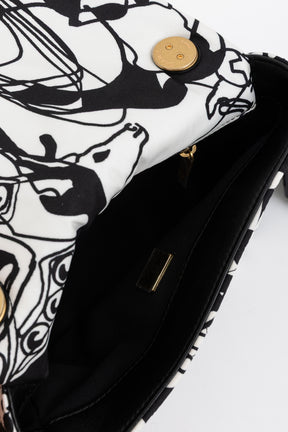 Mini Printed Deer Coco Flap Bag