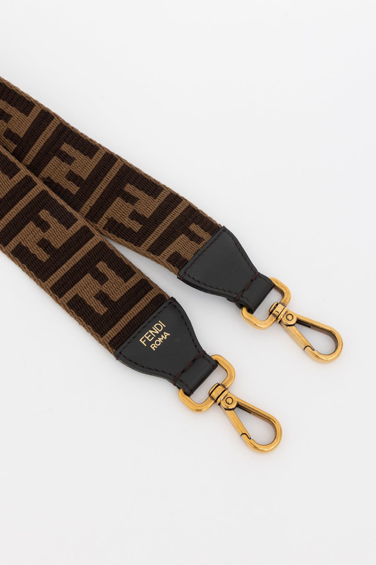 Strap You Brown Fabric Shoulder Strap
