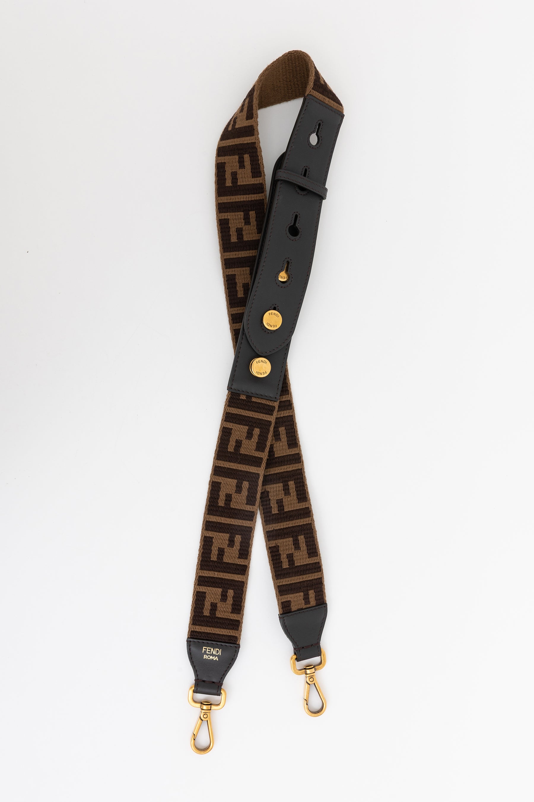 Strap You Brown Fabric Shoulder Strap
