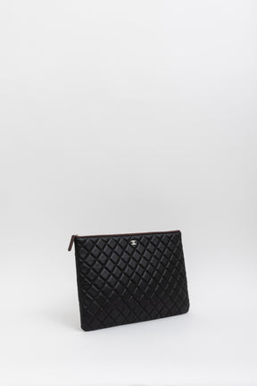 Quilted O Case Clutch