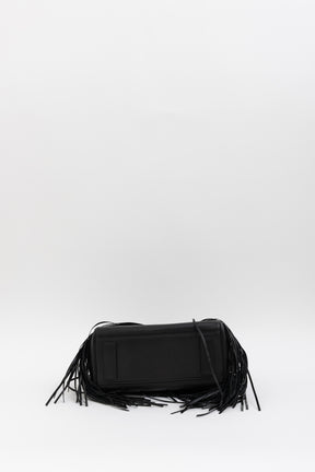 Medium La Medusa Fringe Leather Top Handle Bag
