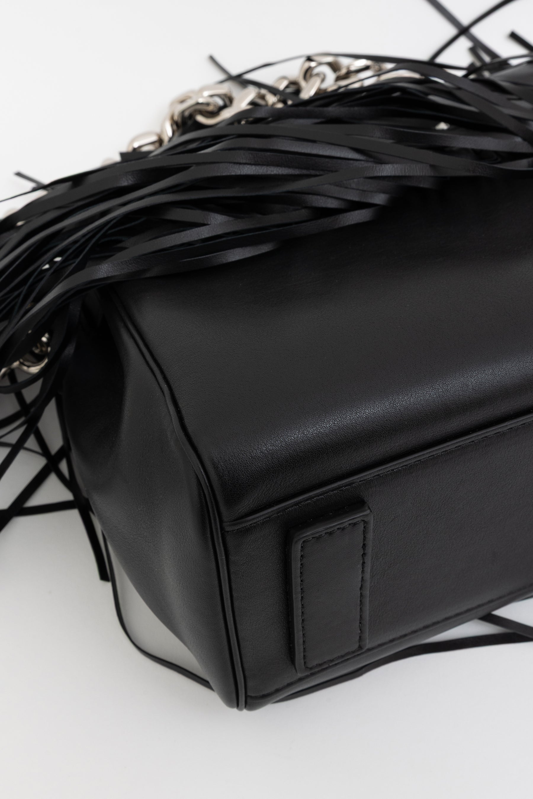 Medium La Medusa Fringe Leather Top Handle Bag