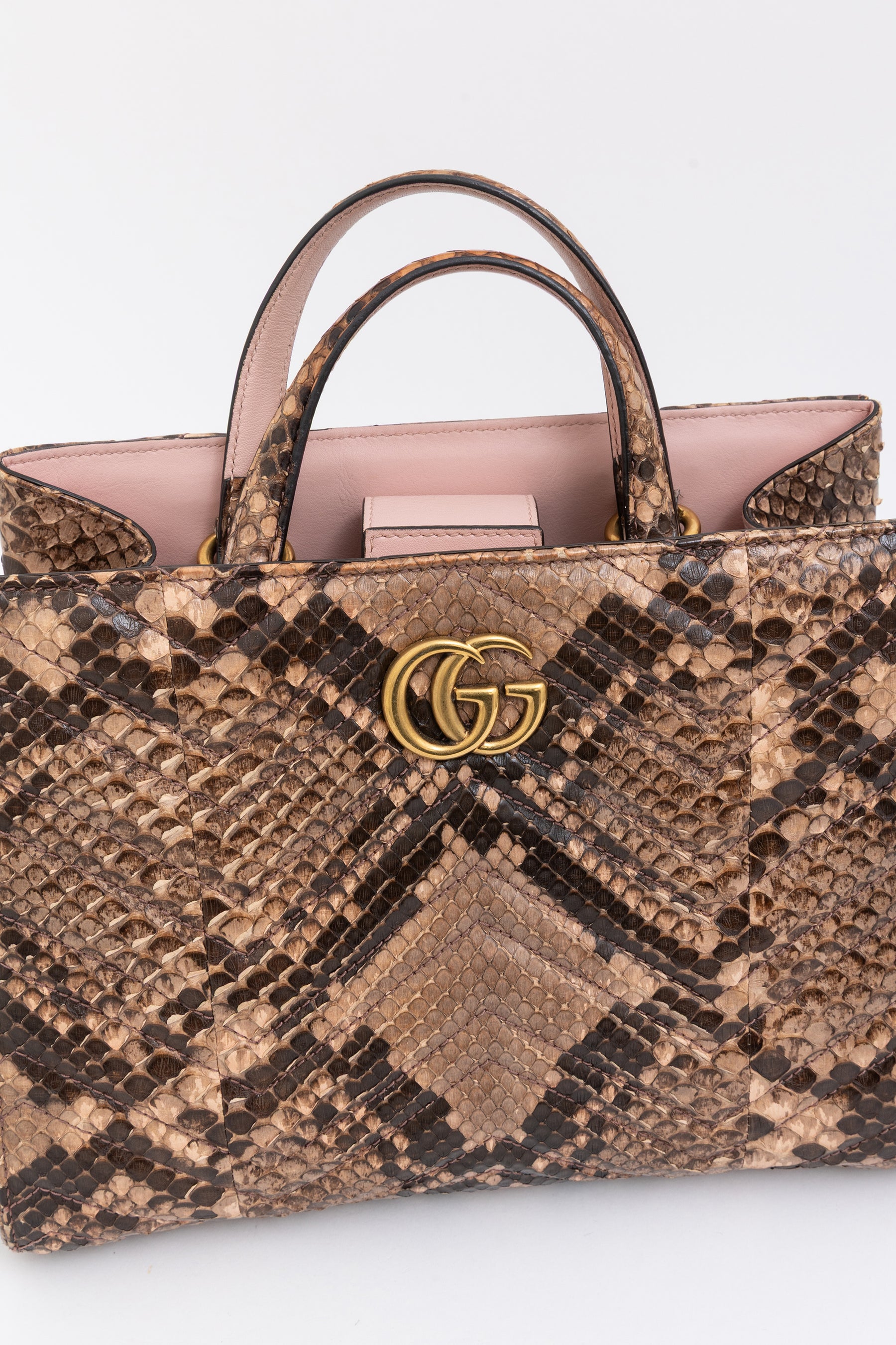 GG Marmont Top Handle Tote Bag