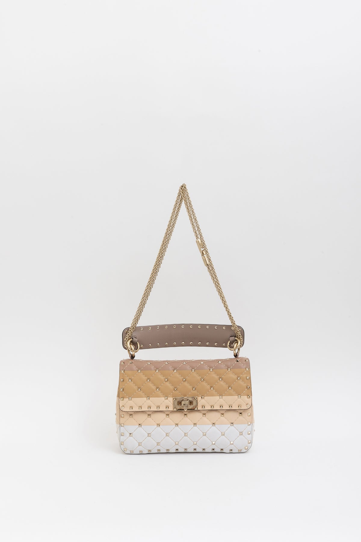 Rockstud Spike Top Handle Bag