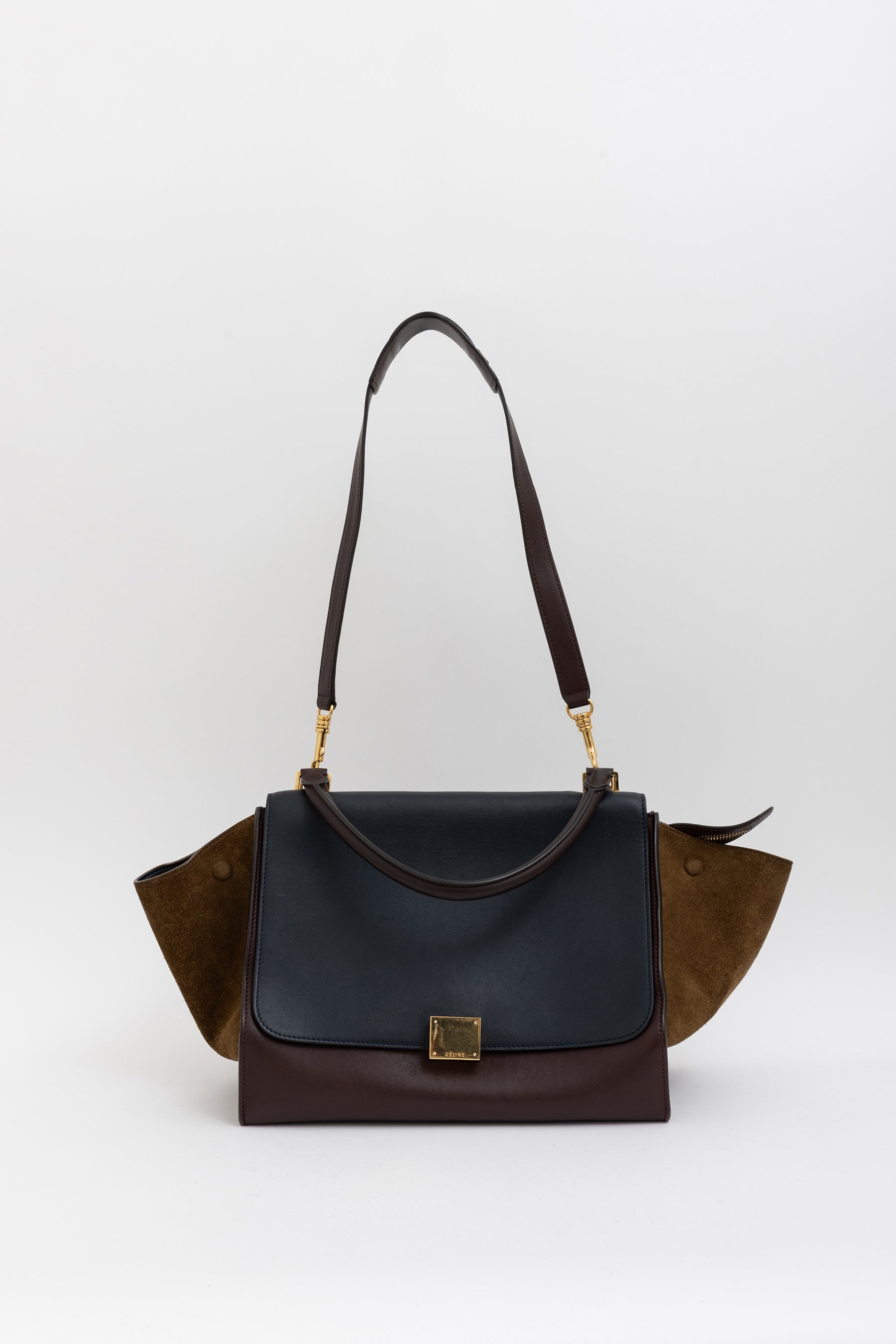 Tri-Colour Trapeze Bag