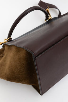 Tri-Colour Trapeze Bag