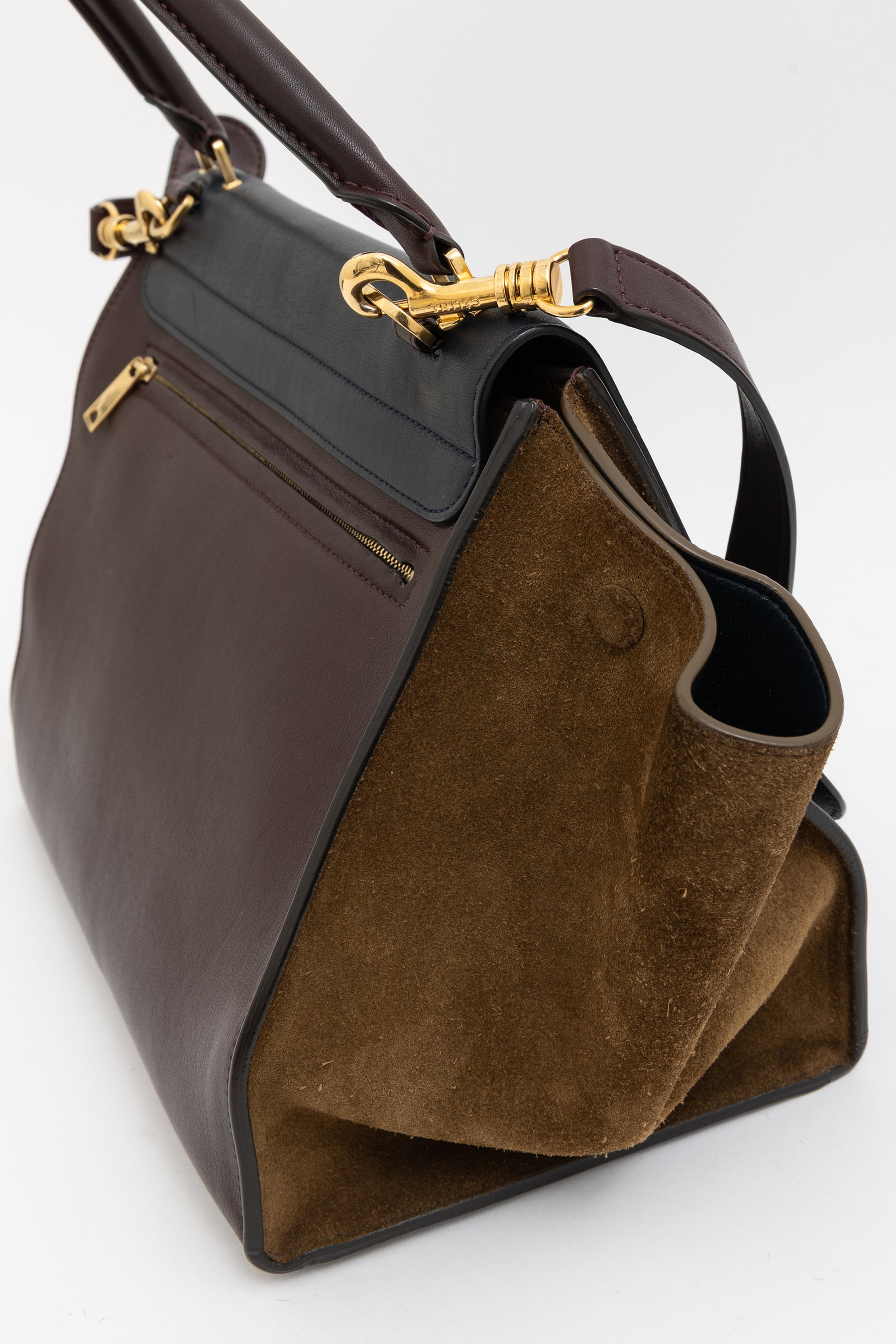 Tri-Colour Trapeze Bag