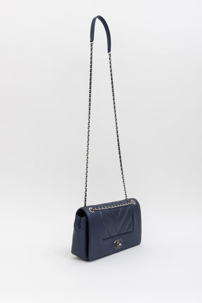 Medium Mademoiselle Chevron Flap Bag