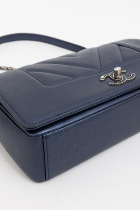 Medium Mademoiselle Chevron Flap Bag