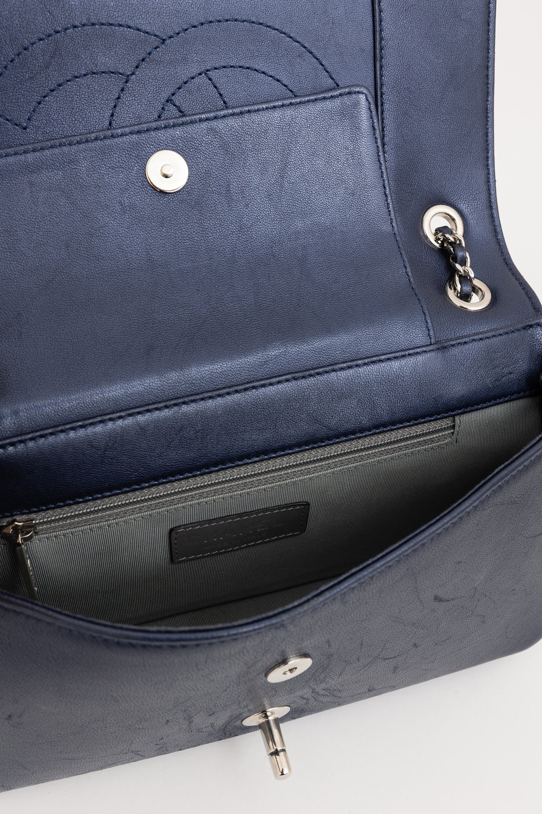 Medium Mademoiselle Chevron Flap Bag