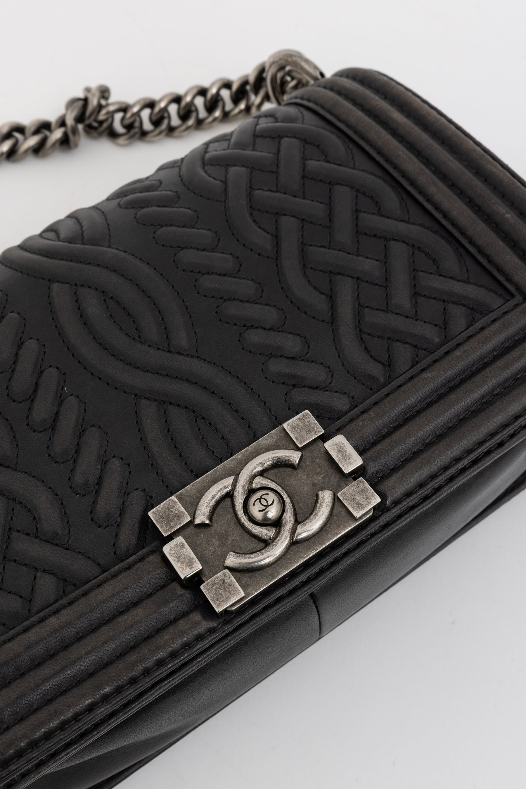 Paris-Edinburgh Celtic Knot Medium Boy Bag