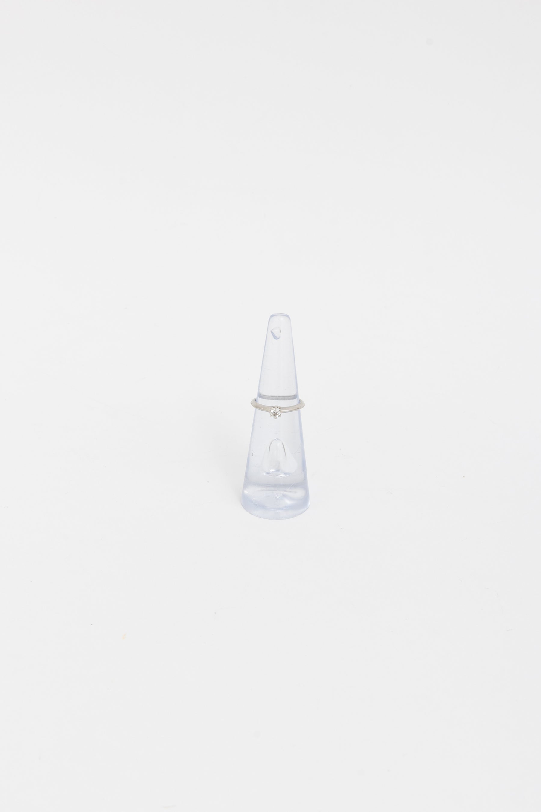 Platinum Round Brilliant Solitaire Diamond Ring