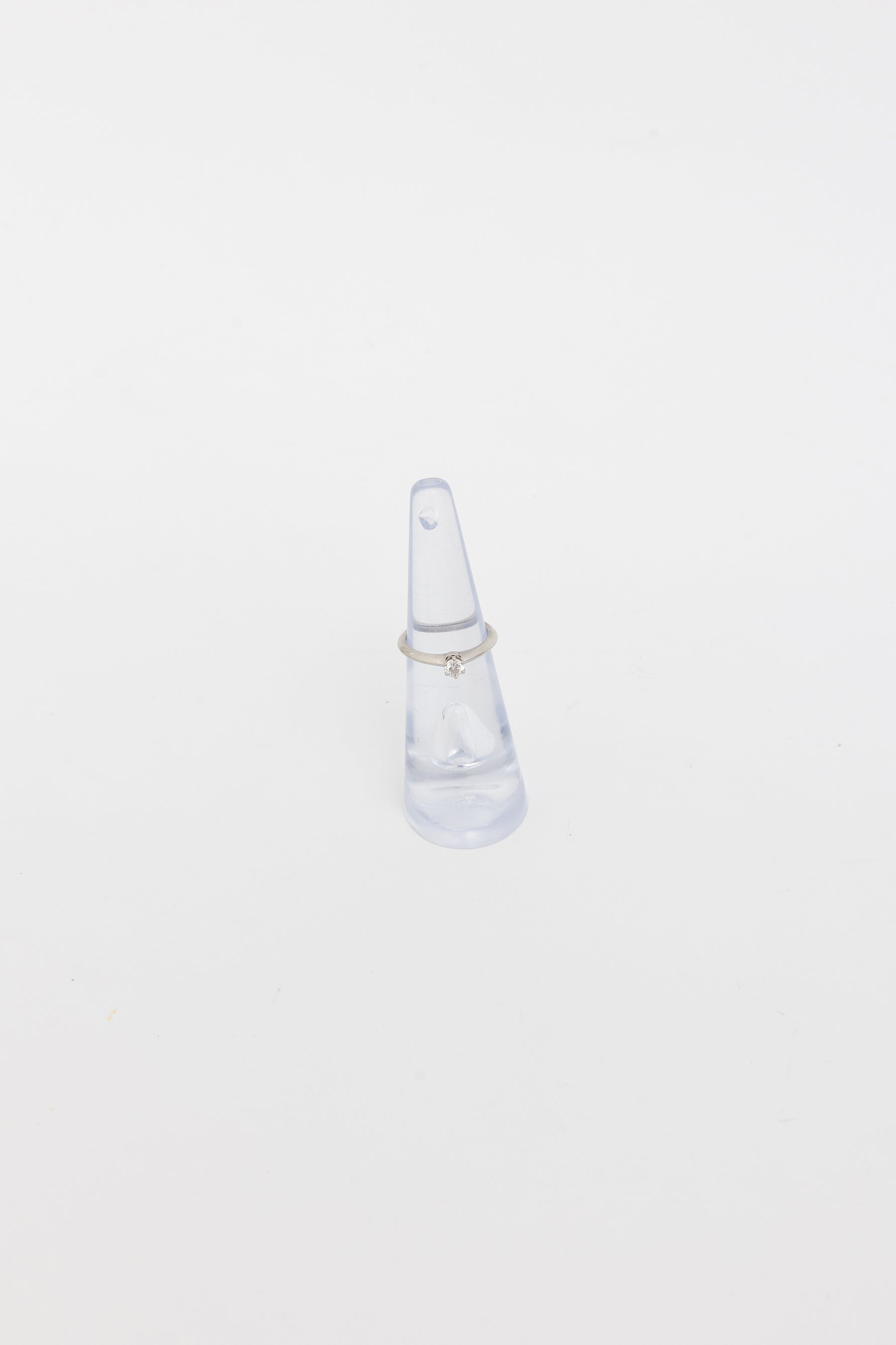 Platinum Round Brilliant Solitaire Diamond Ring